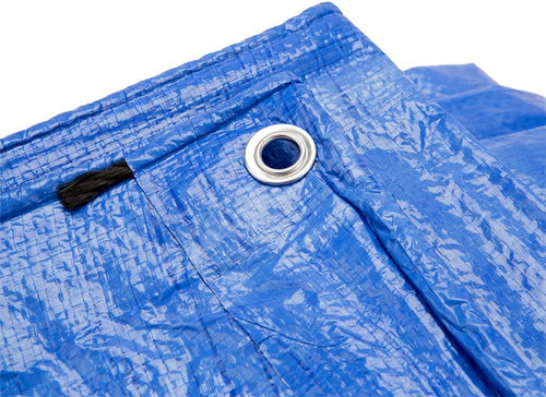 B-Air Grizzly 14' x 30' Waterproof Woven Polyethylene Tarp, BA-GT-BL-1430, 5 mil, Blue