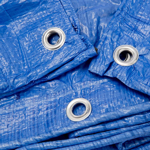 B-Air Grizzly 14' x 30' Waterproof Woven Polyethylene Tarp, BA-GT-BL-1430, 5 mil, Blue