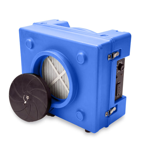 B-Air RA-650 ⅓ HP 3-Stage HEPA Air Purifier Scrubber: blue