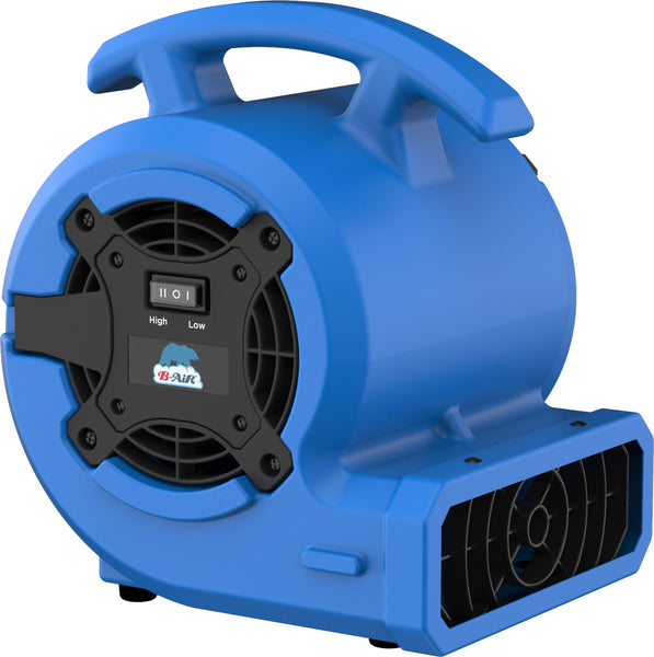B-Air VP-15 ⅛ HP Compact Residential Air Mover & Blower Fan: Blue