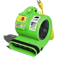 B-Air Grizzly 1 HP 3 Speed Commercial Air Mover & Blower Fan, BA-GP-1-GN, Green