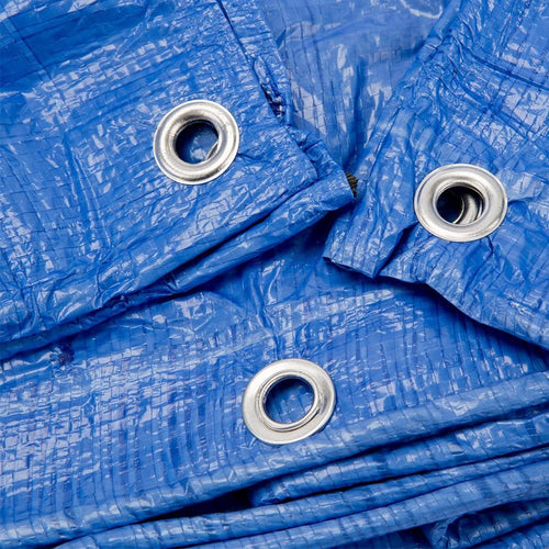 B-Air Grizzly 12' x 16' Waterproof Woven Polyethylene Tarp, BA-GT-BL-1216, 5 mil, Blue